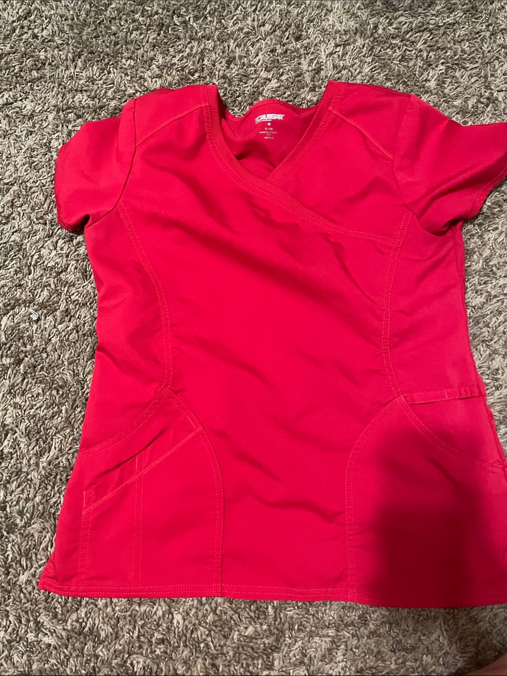 Scrubstar Bright Pink Short Sleeve Tee